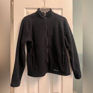 Marmot black  polartec fleece jacket